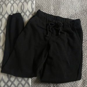 Soft plain black H&M joggers